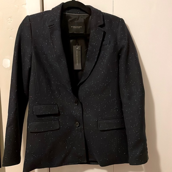 Banana republic navy wool jacket - Picture 1 of 6